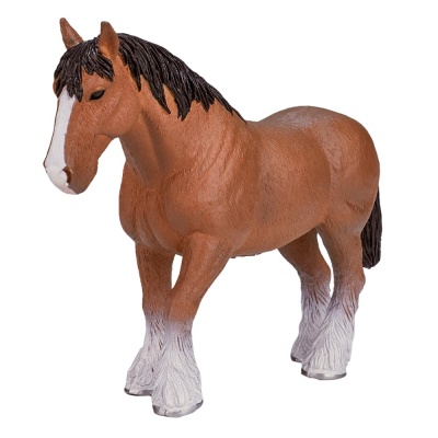 Фигурка Лошадь Клейдесдаль коричневая Konik AMF1131 1